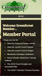 Mobile Screenshot of members.greenforest.org