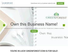 Tablet Screenshot of greenforest.com